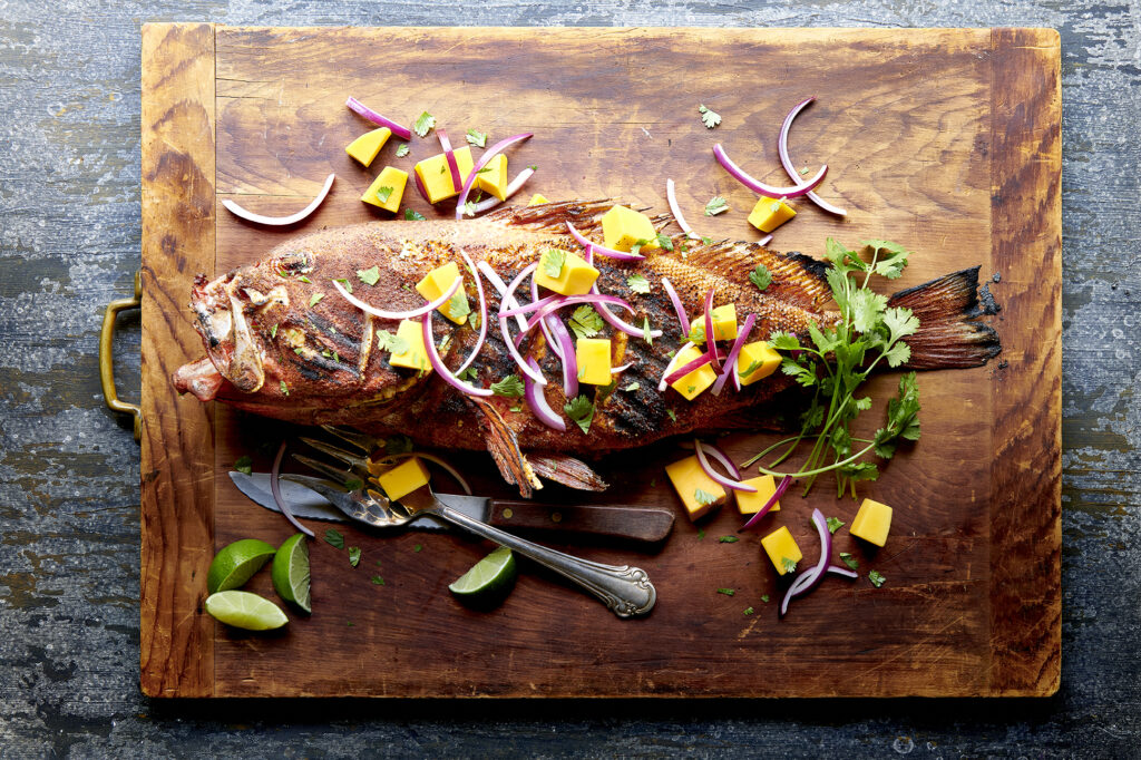 Whole Grilled Grouper image