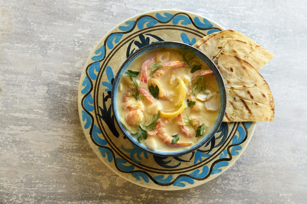 Shrimp Avgolemono Stew image