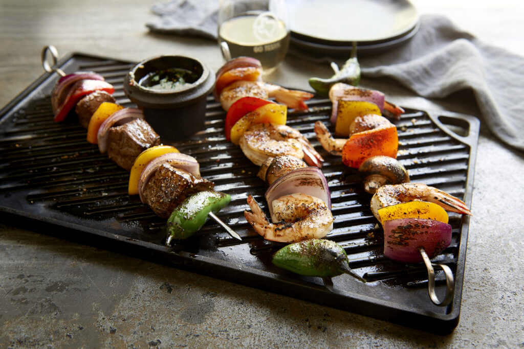 Quick Wild Caught Texas Shrimp & Sirloin Kabobs image