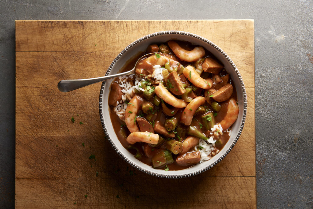 Wild Caught Texas Shrimp and Andouille Sausage Gumbo image