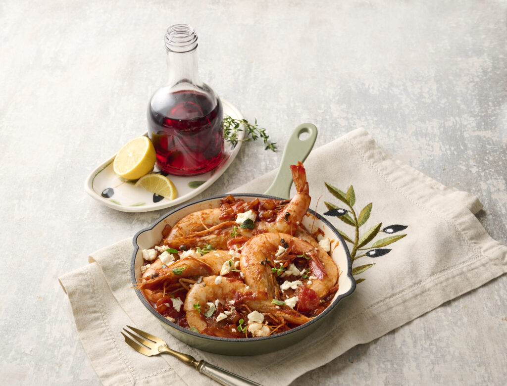 Shrimp Saganaki image